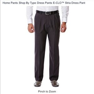 Men’s Grey Haggar E-CLO Dress Pants